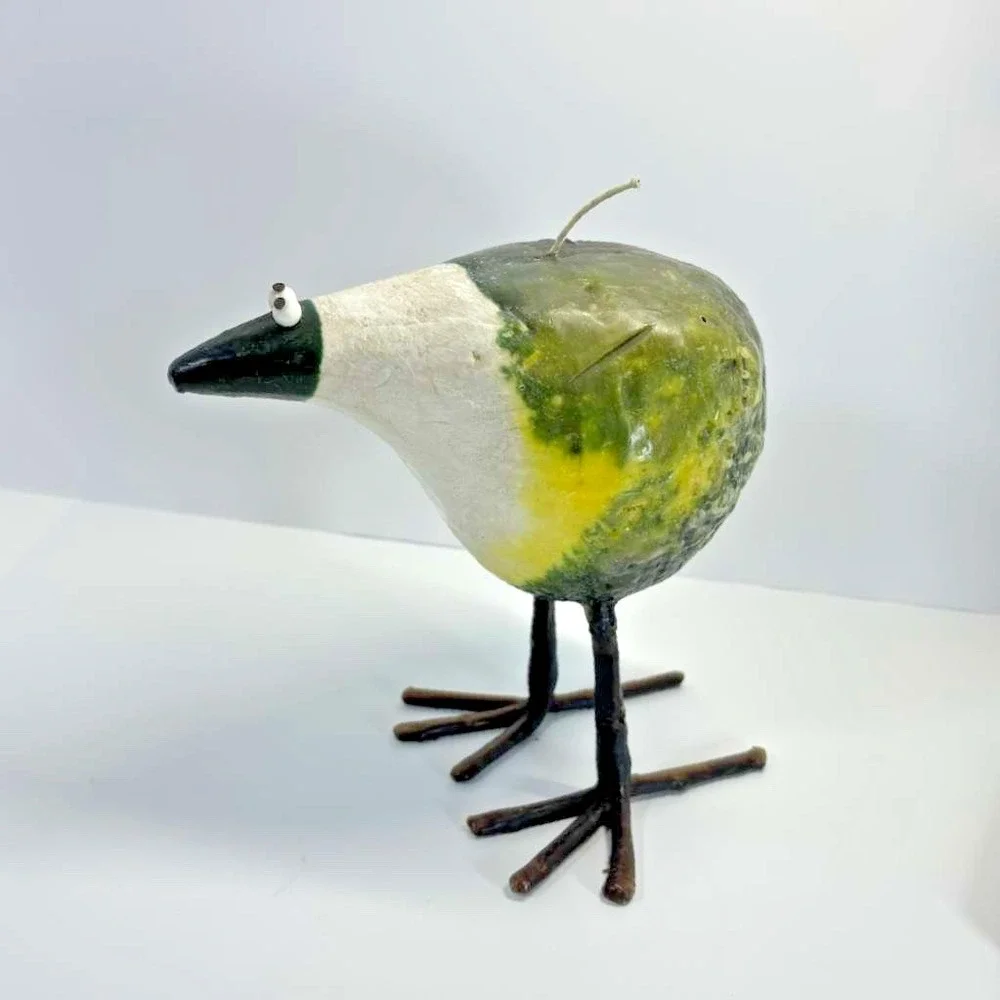 Candle Creations Funky Bird Candle 1970's Retro Whimsical Decor Unused RARE VTG